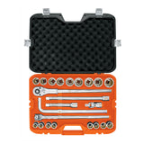 JUEGO DE 23 HERRAMIENTAS CUADRO 3/4' MM PARA MECANICO