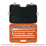 JGO DE DADOS STD CUADRO 3/4' 24 PZAS