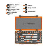 JGO DE DADOS STD/MM CUADRO 3/8' 26 PZAS