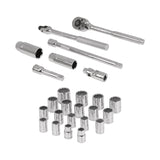 JGO DE DADOS STD/MM CUADRO 3/8' 26 PZAS