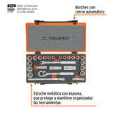 JGO DE DADOS STD/MM CUADRO 3/8' 26 PZAS