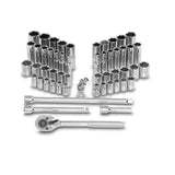 JUEGO DE 53 HERRAMIENTAS CUADRO 3/8' MM PARA MECANICO