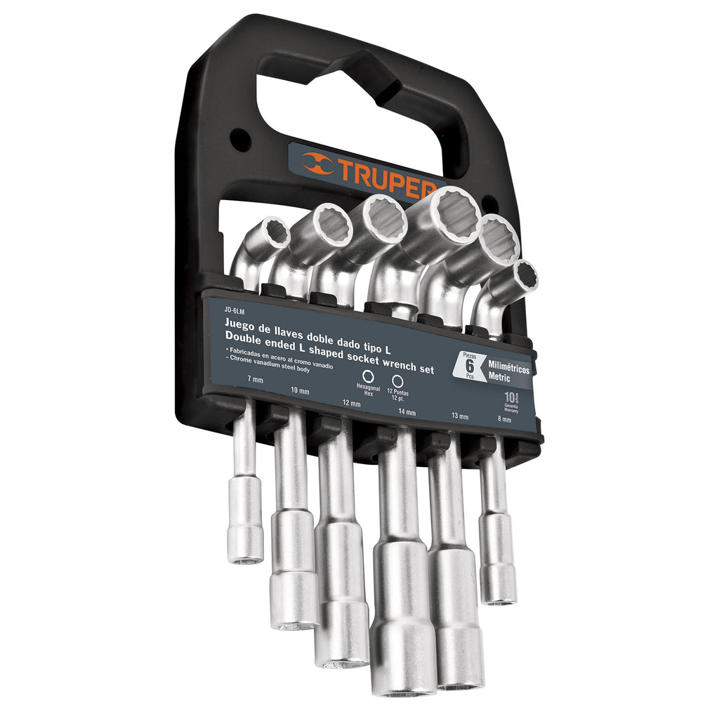JUEGO DE DADOS 'L', STANDARD, 6 PIEZAS