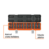 JUEGO 12 DADOS LARGOS 1/2' IMPACTO PROTECCISN PLASTICA 6P MM