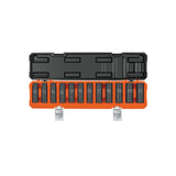 JUEGO 12 DADOS LARGOS 1/2' IMPACTO PROTECCISN PLASTICA 6P MM