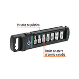 JUEGO DE 7 DADOS TORX CUADRO 1/4', TRUPER