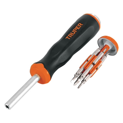 DESARMADOR DE JOYERO MULTI PUNTAS 12 EN 1, TRUPER