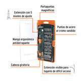 DESARMADOR DE PRECISISN CON 57 PUNTAS INTERCAMBIABLES