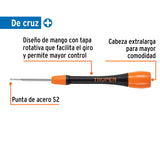 DESARMADOR DE PRECISISN DE CRUZ PH000 MANGO ERGONSMICO