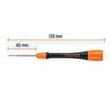 DESARMADOR DE PRECISISN DE CRUZ PH0 MANGO ERGONSMICO, TRUPER