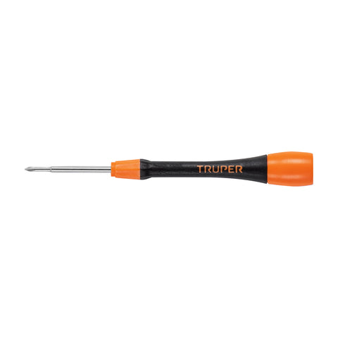 DESARMADOR DE PRECISISN DE CRUZ PH0 MANGO ERGONSMICO, TRUPER