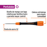 DESARMADOR DE PRECISISN PENTALOBE PL1 MANGO ERGONSMICO