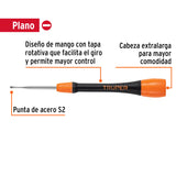 DESARMADOR DE PRECISISN PLANO DE 1.8 MM MANGO ERGONSMICO