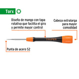 DESARMADOR DE PRECISISN PUNTA TORX T3 MANGO ERGONSMICO