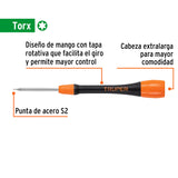 DESARMADOR DE PRECISISN PUNTA TORX T5 MANGO ERGONSMICO