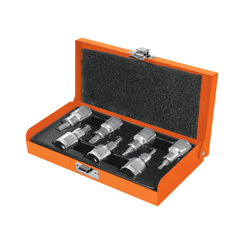 JGO DE 7 PUNTAS TORX, MANDO DE 1/2'