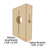 JUEGO BIMETALICO PARA INSTALAR CERRADURAS TRUPER