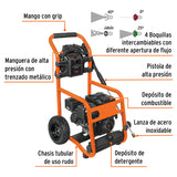 HIDROLAVADORA CON MOTOR A GASOLINA, 2,800 PSI