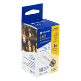 LAMPARA LED S14 CON FILAMENTO 1W LUZ CALIDA VOLTECK