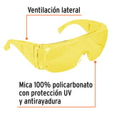 LENTES DE SEGURIDAD COLOR AMBAR
