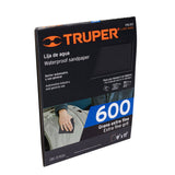 LIJA DE AGUA GRANO 600 PAPEL IMPERMEABLE