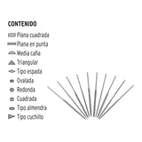 JUEGO DE 10 LIMAS DE JOYERO