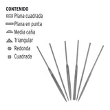 JUEGO DE 6 LIMAS DE JOYERO