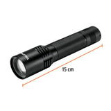 LINTERNA DE ALUMINIO 1 LED 130LM RECERGABLE, TRUPER