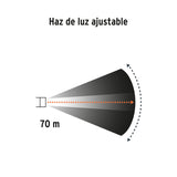 LINTERNA DE ALUMINIO 1 LED 130LM RECERGABLE, TRUPER