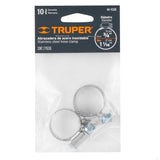 BOLSA CON 2 ABRAZADERAS 10 DE ACERO INOXIDABLE, TRUPER