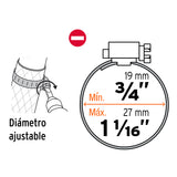 ABRAZADERA DE 19-44MM INOXIDABLE