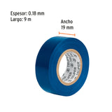 CINTA DE AISLAR # 22, 9 M, AZUL