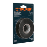 CINTA DE AISLAR DE 18 M X 19 MM, NEGRA EN BLMSTER, TRUPER