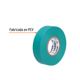CINTA D/AISLAR VERDE 19MM X 18 M ENCOGIB