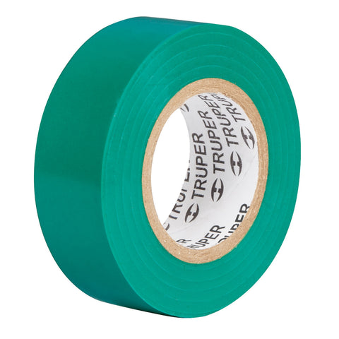 CINTA DE AISLAR # 22, 9 M, VERDE