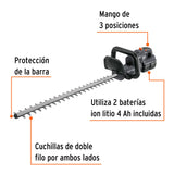 CORTASETOS 40V INALAMBRICO, TRUPER MAX