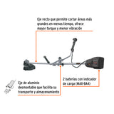 DESBROZADORA INALAMBRICA 13', 40 V, SIN CARBONES, TRUPER MAX