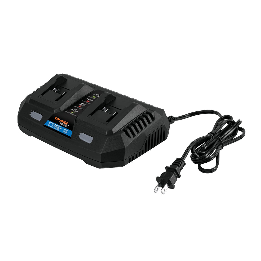 CARGADOR 20V DUAL, TRUPER MAX