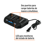 CARGADOR 20V DUAL, TRUPER MAX