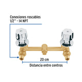 ENSAMBLE PARA REGADERA PARA EMPOTRAR DE COMPRESISN, BASIC