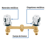 ENSAMBLE PARA REGADERA PARA EMPOTRAR DE COMPRESISN, BASIC