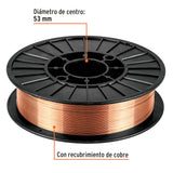 CARRETE DE MICROALAMBRE SÓLIDO, CON GAS 5 KG
