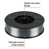 CARRETE DE MICROALAMBRE TUBULAR, SIN GAS DE 5 KG