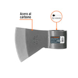 HACHA MEDIA LABOR OJO REDONDO 4 LB SIN MANGO, TRUPER