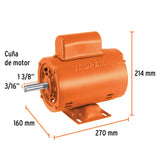 MOTOR MONOFASICO DE 1/4 HP BAJA TRUPER