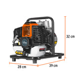 MOTOBOMBA AUTOCEBANTE 1X1, 1-1/2 HP, A GASOLINA TRUPER