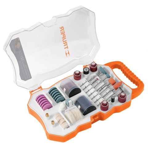 JUEGO DE ACCESORIOS PARA HERRAMIENTA ROTATIVA 121 PZ