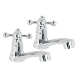 JUEGO 2 LLAVES PARA LAVABO, ABS, MANERALES CRUCETA, BASIC