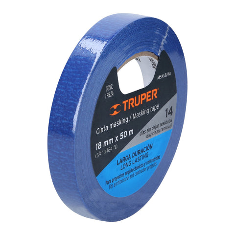 MASKING TAPE 3/4'X50 METROS, AZUL