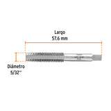 MACHUELO SEMICONICO DE 5/32' X 32NS